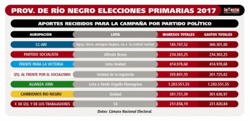 Río Negro también en el escándalo de los aportantes truchos