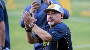 Diego Maradona festejó el cumpleaños de su hijo