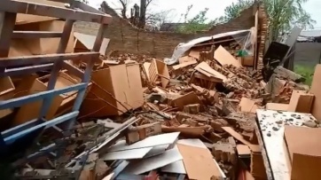 El temporal de lluvia y granizo provocó destrozos en el conurbano, La Plata y el interior bonaerense
