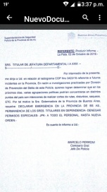 Ritondo y Perroni van a la Justicia por la falsa circular que alertaba sobre saqueos