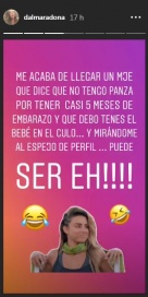 Dalma Maradona mostró sus cinco meses y recibió una inesperada crítica