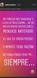 Dalma Maradona mostró sus cinco meses y recibió una inesperada crítica