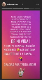 Dalma Maradona mostró sus cinco meses y recibió una inesperada crítica
