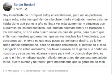 Desesperado pedido de alcalde oficialista: “Por favor, piensen en la gente que confío en nosotros”