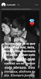 El clan Tinelli celebra el cumpleaños de Cande con emotivos mensajes