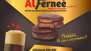 El alfajor con gusto a fernet que es furor entre los argentinos