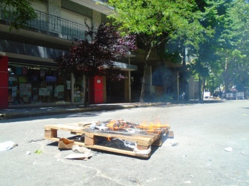 Tensión en Mar del Plata: balas de goma y piedrazos