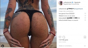 Sofía Clerici derritió Instagram con un primer plano de su cola