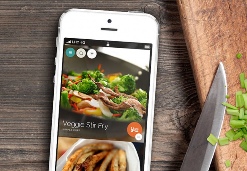 Yummly: una app que te dice qué cocinar con lo que tenés