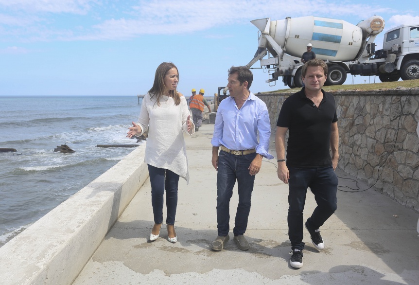 Vidal se mostró con un intendente massista y puso el foco en las obras de su gestión