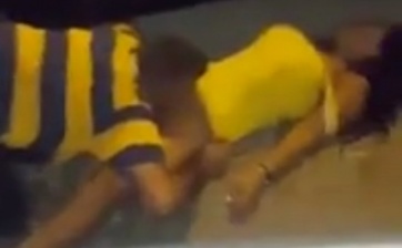 Pareja no se aguantó y acabó teniendo sexo en plena calle