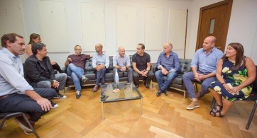 Dietrich repasó obras con intendentes de la “mesa chica municipal” de Cambiemos