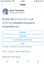 Iraníes, terroristas, mapuches y otros enemigos: los papelones de Bullrich explotaron las redes