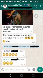 Mujer infiel se equivocó y envió fotos hot al grupo de WhatsApp del barrio