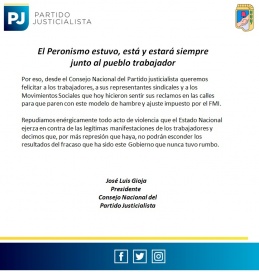 La oposición marcó la cancha y salió con fuerza a bancar el paro