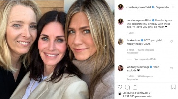 Furor por la foto de Rachel, Mónica y Phoebe juntas 25 años después